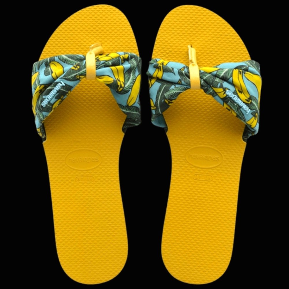 Havaianas St Tropez banana sandals